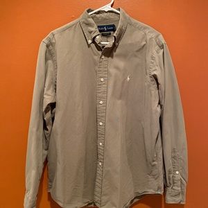 Ralph Lauren button down dress down size large